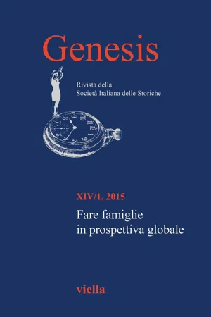 Genesis. Rivista della Società italiana delle storiche (2015) Vol. 14/1