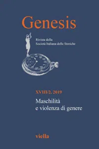 Genesis. Rivista della Società italiana delle storiche Vol. 18/2_cover