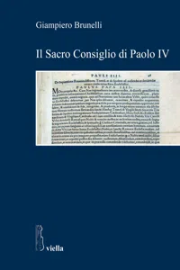 ll Sacro Consiglio di Paolo IV_cover