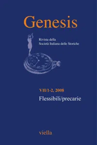 Genesis. Rivista della Società italiana delle storiche Vol. 7/1-2_cover