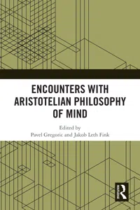 Encounters with Aristotelian Philosophy of Mind_cover