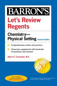 Let's Review Regents: Chemistry--Physical Setting Revised Edition_cover