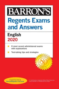 Regents Exams and Answers: English Revised Edition_cover