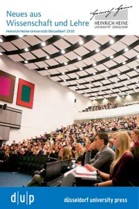 Neues aus Wissenschaft und Lehre der Heinrich-Heine-Universität Düsseldorf 2010_cover