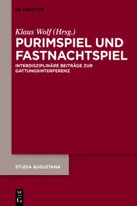 Purimspiel und Fastnachtspiel_cover