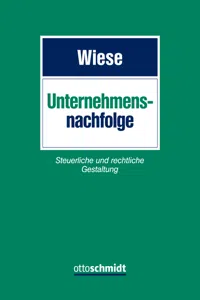 Unternehmensnachfolge - Steuerliche und rechtliche Gestaltung_cover