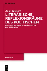 Literarische Reflexionsräume des Politischen_cover