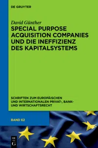 Special Purpose Acquisition Companies und die Ineffizienz des Kapitalsystems_cover