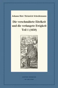 Die verschmähete Eitelkeit und die verlangete Ewigkeit, Teil 1_cover