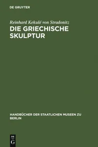 Die griechische Skulptur_cover