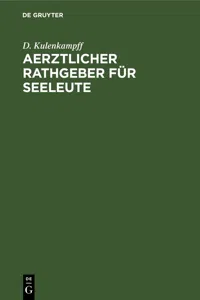 Aerztlicher Rathgeber für Seeleute_cover