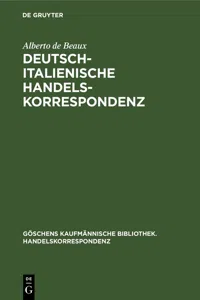 Deutsch-Italienische Handelskorrespondenz_cover