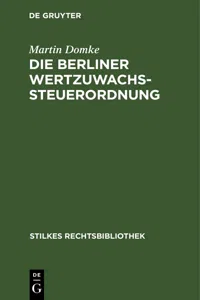 Die Berliner Wertzuwachssteuerordnung_cover