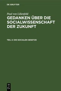 Die socialen Gesetze_cover