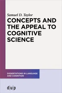 Concepts and the Appeal to Cognitive Science_cover