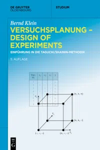 Versuchsplanung – Design of Experiments_cover
