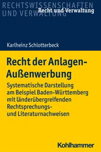 Recht der Anlagen-Außenwerbung_cover