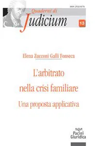 L'arbitrato nella crisi familiare_cover