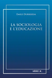 La sociologia e l'educazione_cover