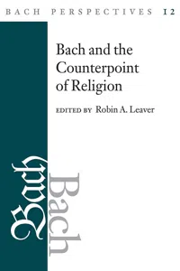 Bach Perspectives, Volume 12_cover