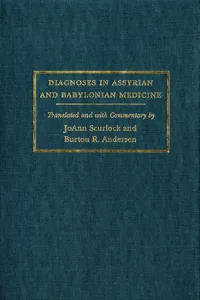 Diagnoses in Assyrian and Babylonian Medicine_cover