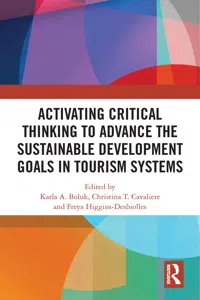 Activating Critical Thinking to Advance the Sustainable Development Goals in Tourism Systems_cover