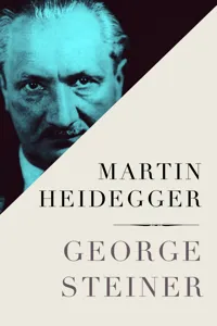 Martin Heidegger_cover