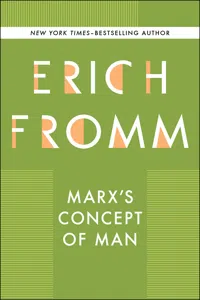 Marx's Concept of Man_cover
