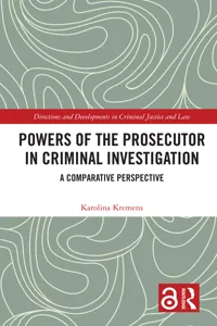 Powers of the Prosecutor in Criminal Investigation_cover