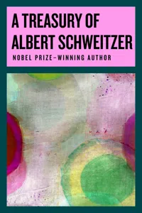 A Treasury of Albert Schweitzer_cover