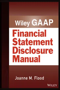 Wiley GAAP: Financial Statement Disclosure Manual_cover