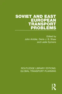 Soviet and East European Transport Problems_cover