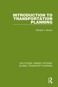 Introduction to Transportation Planning_cover