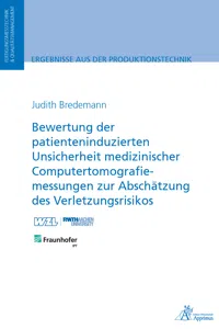 Bewertung der patienteninduzierten Unsicherheit medizinischer Computertomografiemessungen_cover