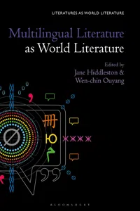 Multilingual Literature as World Literature_cover