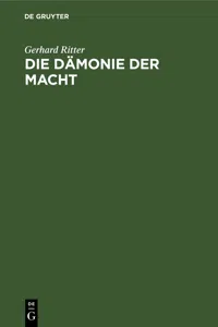 Die Dämonie der Macht_cover