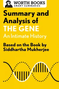 Summary and Analysis of The Gene: An Intimate History_cover