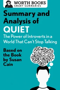 Summary and Analysis of Quiet: The Power of Introverts in a World That Can't Stop Talking_cover
