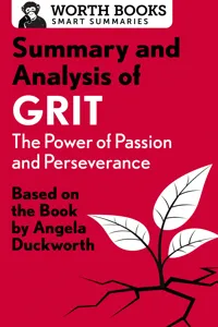 Summary and Analysis of Grit: The Power of Passion and Perseverance_cover