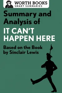 Summary and Analysis of It Can't Happen Here_cover