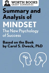 Summary and Analysis of Mindset: The New Psychology of Success_cover