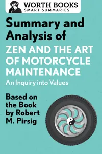 Summary and Analysis of Zen and the Art of Motorcycle Maintenance: An Inquiry into Values_cover