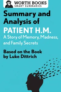 Summary and Analysis of Patient H.M.: A Story of Memory, Madness, and Family Secrets_cover