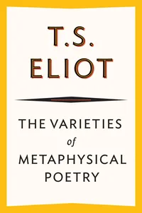 The Varieties of Metaphysical Poetry_cover