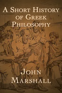 A Short History of Greek Philosophy_cover