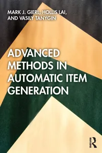 Advanced Methods in Automatic Item Generation_cover