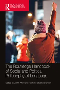 The Routledge Handbook of Social and Political Philosophy of Language_cover