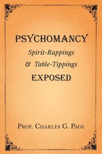 Psychomancy - Spirit-Rappings and Table-Tippings Exposed_cover