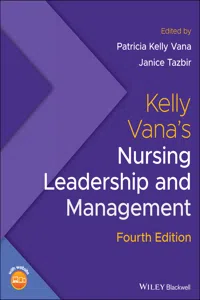 Kelly Vana's Nursing Leadership and Management_cover
