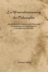 Zur Wesensbestimmung der Philosophie_cover